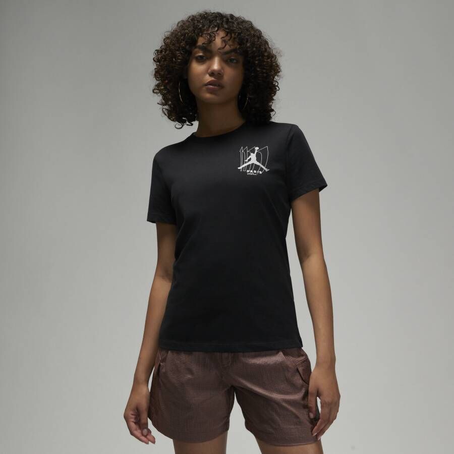 Nike Paris Saint-Germain T-shirt voor dames Zwart
