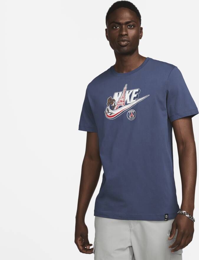 Nike Paris Saint-Germain T-shirt voor heren Blauw