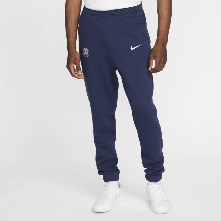 Nike Paris-Saint Germain Voetbalbroek van fleece voor heren Blauw