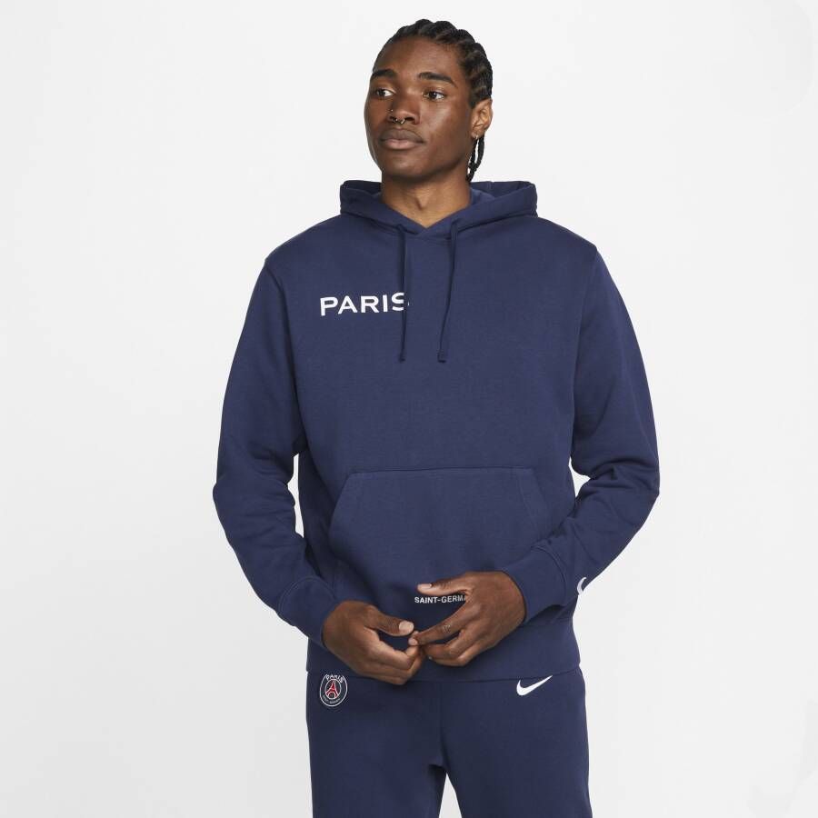 Nike Sweatshirt Paris Saint Germain 22 23 Marineblauw Voetbaltop Heren