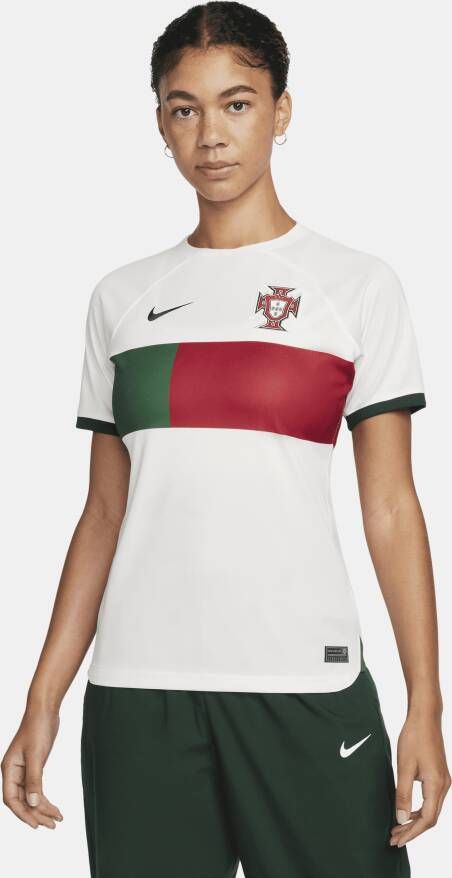 Nike Portugal 2022 23 Stadium Uit Dri-FIT voetbalshirt voor dames Wit