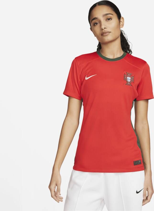 Nike Portugal 2023 Stadium Thuis Dri-FIT voetbalshirt voor dames Rood