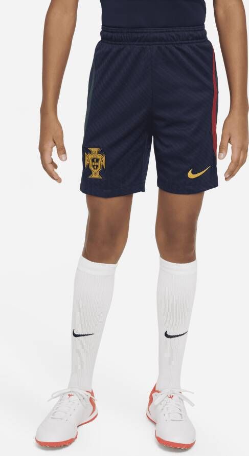 Nike Portugal Strike Dri-FIT knit voetbalshorts voor kids Blauw