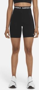 Nike Pro 365 Damesshorts met hoge taille (18 cm) Zwart