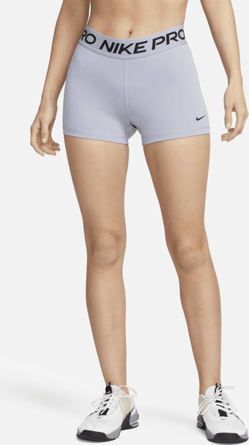 Nike Pro Damesshorts van 7 5 cm Paars