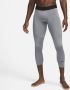 Nike Pro Dri-FIT 3 4-fitnesstights voor heren Grijs - Thumbnail 1