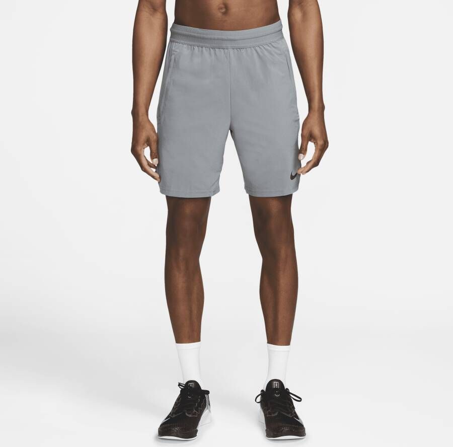 Nike Pro Dri-FIT Flex Vent Max Trainingsshorts voor heren (20 5 cm) Grijs
