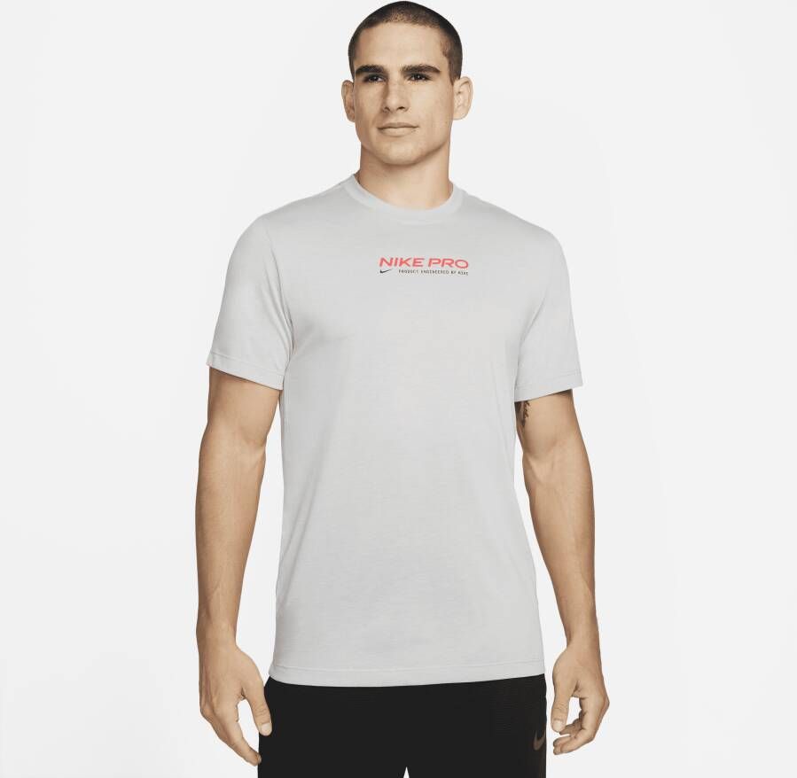 Nike Pro Dri-FIT Trainingsshirt voor heren Grijs