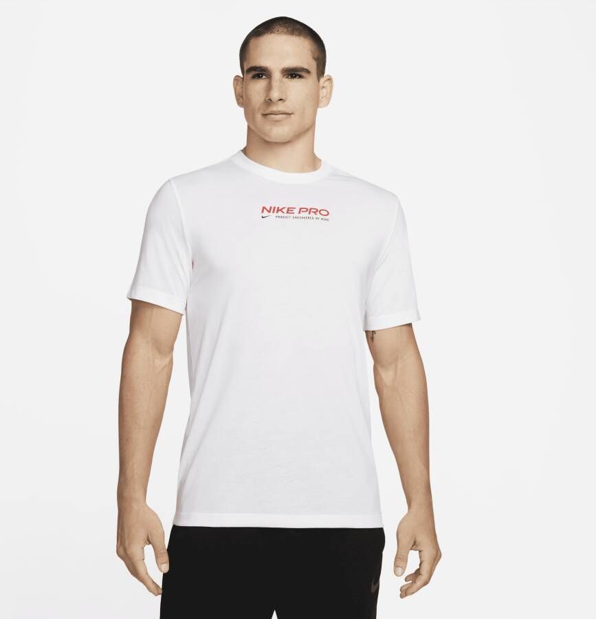 Nike Pro Dri-FIT Trainingsshirt voor heren Wit