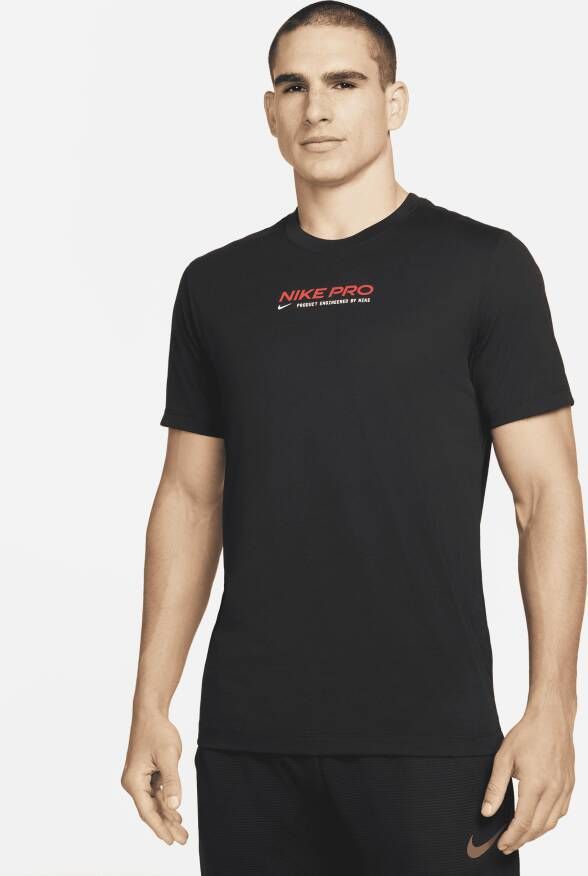 Nike Pro Dri-FIT Trainingsshirt voor heren Zwart