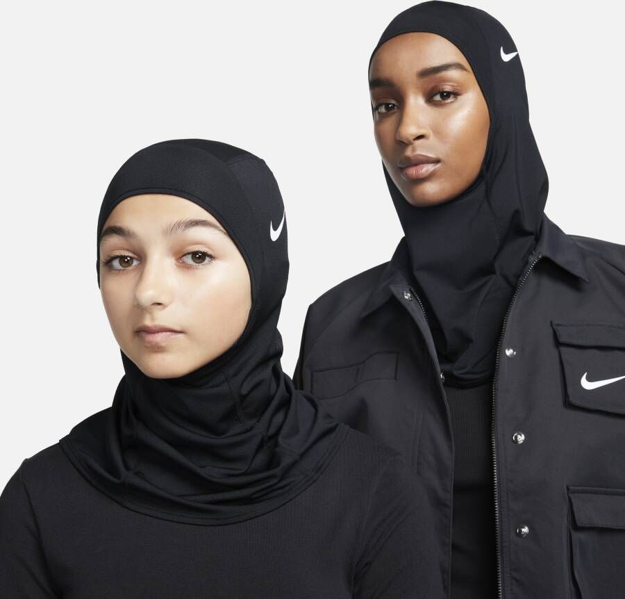 Nike Pro Hijab 2.0 Zwart