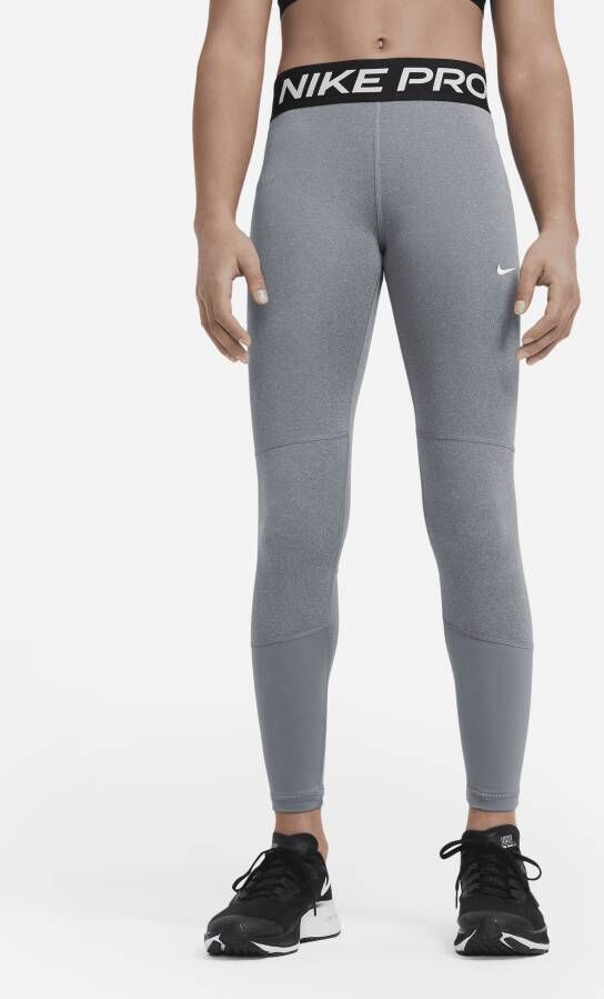 Nike Pro Dri-FIT Legging voor meisjes Grijs