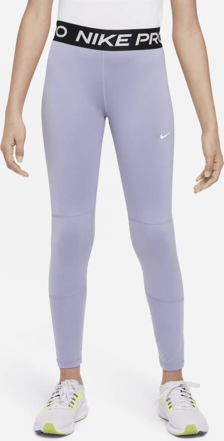 Nike Pro Dri-FIT Legging voor meisjes Paars