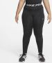 Nike Pro Dri-FIT legging voor meisjes (Ruimere maten) Zwart - Thumbnail 1