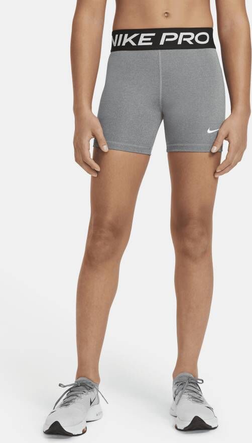 Nike Pro meisjesshorts Grijs