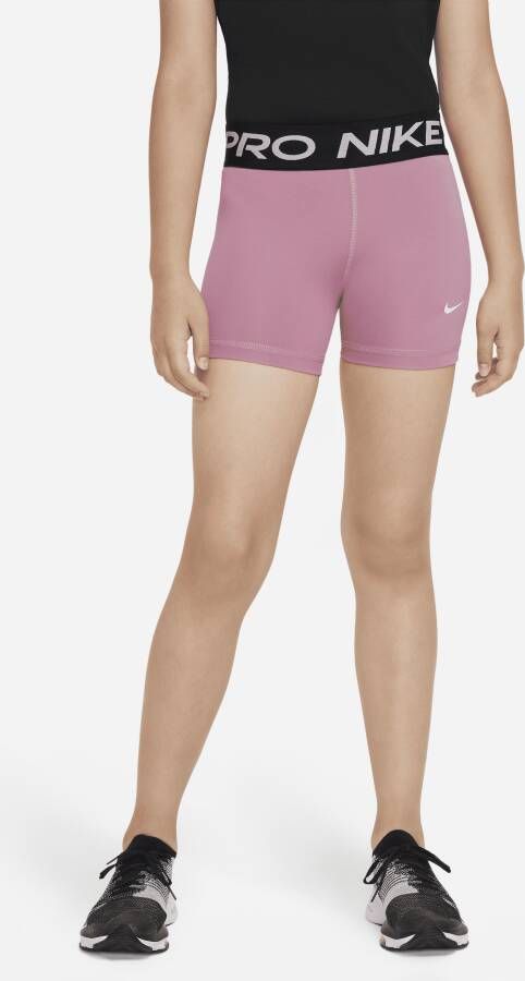 Nike Pro Meisjesshorts (8 cm) Roze