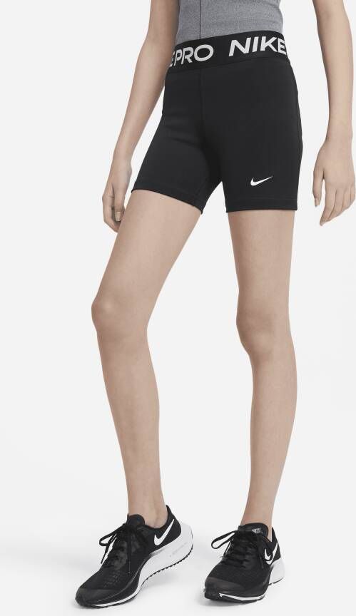Nike Pro Meisjesshorts Zwart