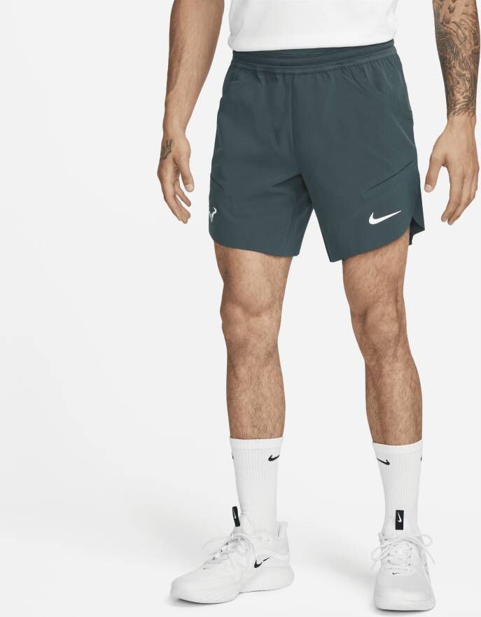 Nike Rafa Dri-FIT ADV Tennisshorts voor heren (18 cm) Groen