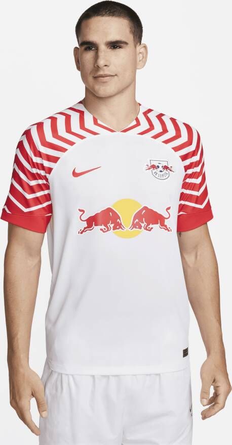 Nike RB Leipzig 2023 24 Stadium Thuis Dri-FIT voetbalshirt voor heren Wit