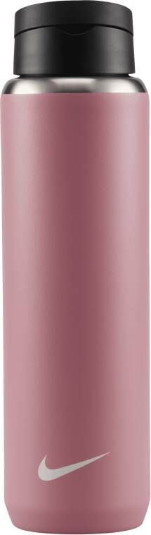 Nike Recharge Straw bidon van roestvrij staal (760 ml) Roze