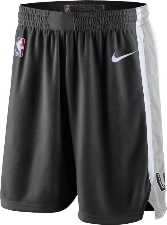 Nike San Antonio Spurs Icon Edition Swingman NBA-herenshorts Zwart