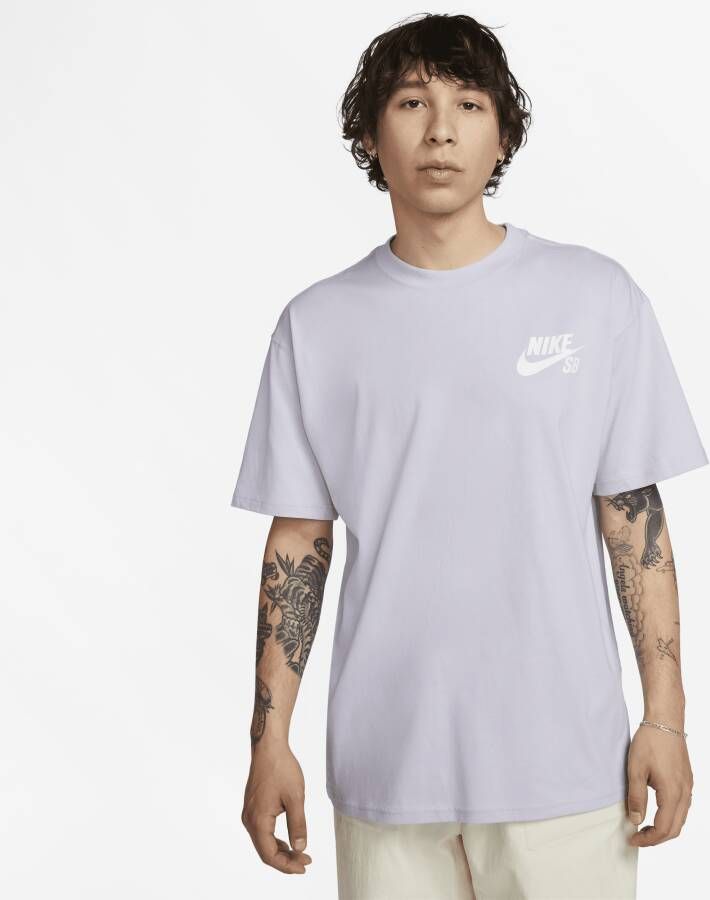 Nike SB Skateshirt met logo Paars