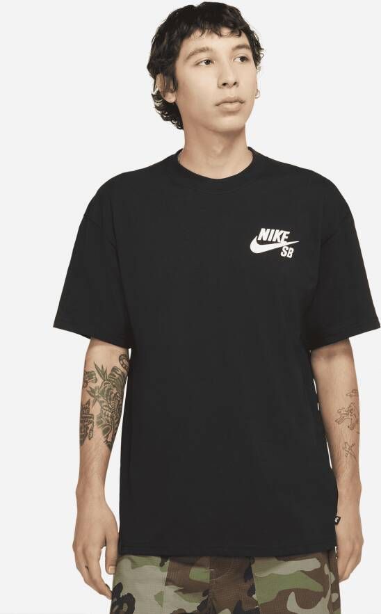 Nike SB Skateshirt met logo Zwart