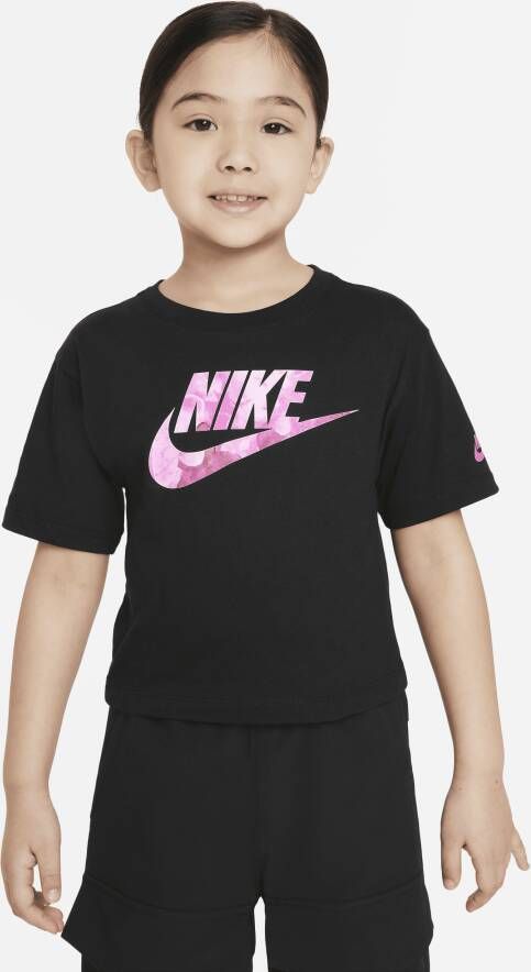 Nike Sci-Dye Boxy Tee T-shirt voor kleuters Zwart