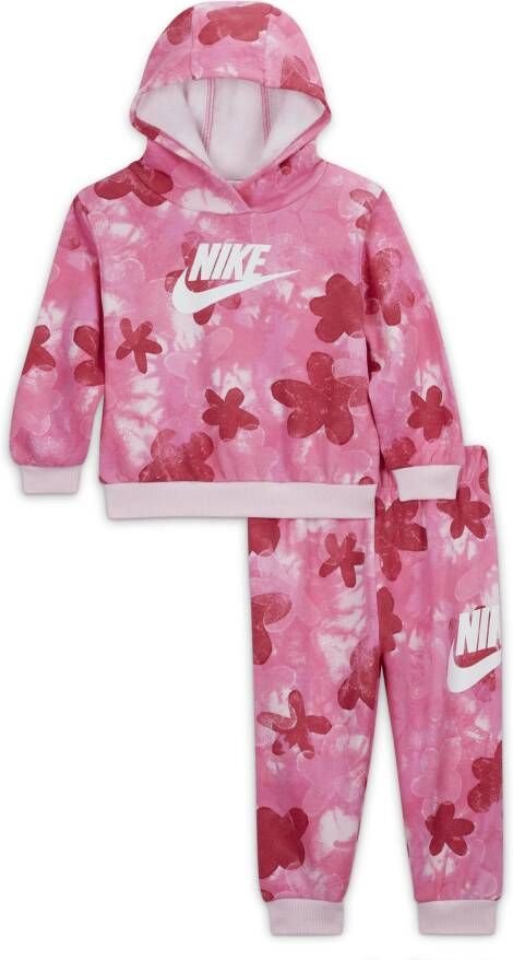 Nike Sci-Dye Club Fleece Set tweedelige babyset met hoodie Roze