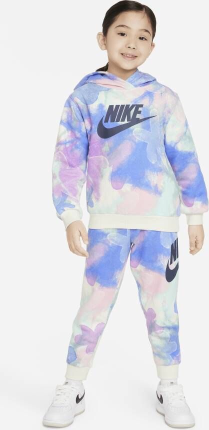 Nike Sci-Dye Club Fleece Set tweedelige hoodieset voor kleuters Blauw