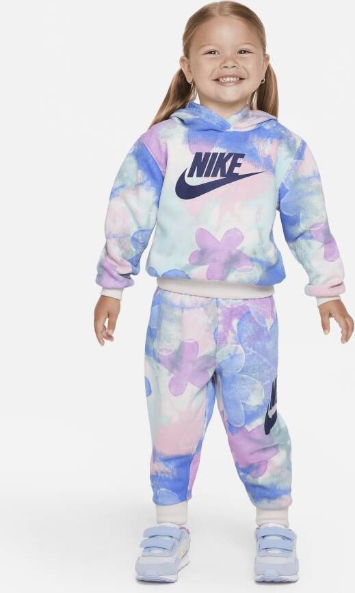 Nike Sci-Dye Club Fleece Set tweedelige hoodieset voor peuters Blauw