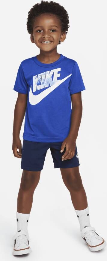 Nike Set met T-shirt en shorts voor peuters Blauw