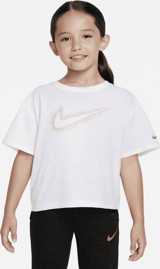 Nike Shine Pack Boxy Tee T-shirt voor kleuters Wit