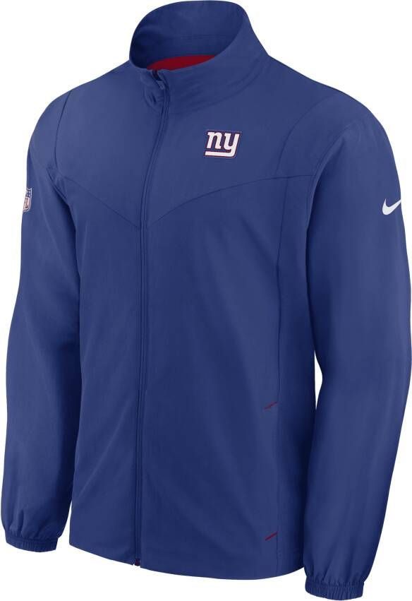 Nike Sideline Repel (NFL New York Giants) Herenjack met rits Blauw