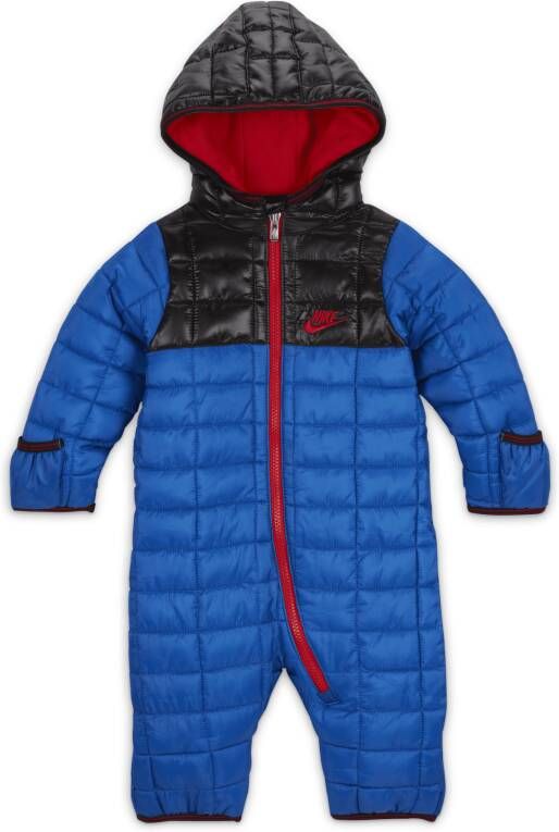 Nike snowsuit met kleurblokken voor baby's (0-12 maanden) Blauw