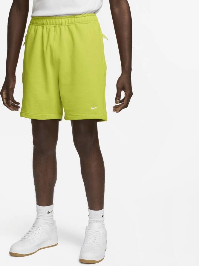 Nike Solo Swoosh herenshorts van sweatstof Groen