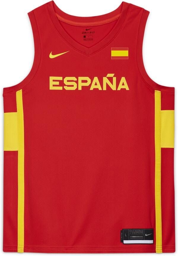 Nike Spanje Basketbal Tanktop Tokyo Olympische Spelen Red Heren