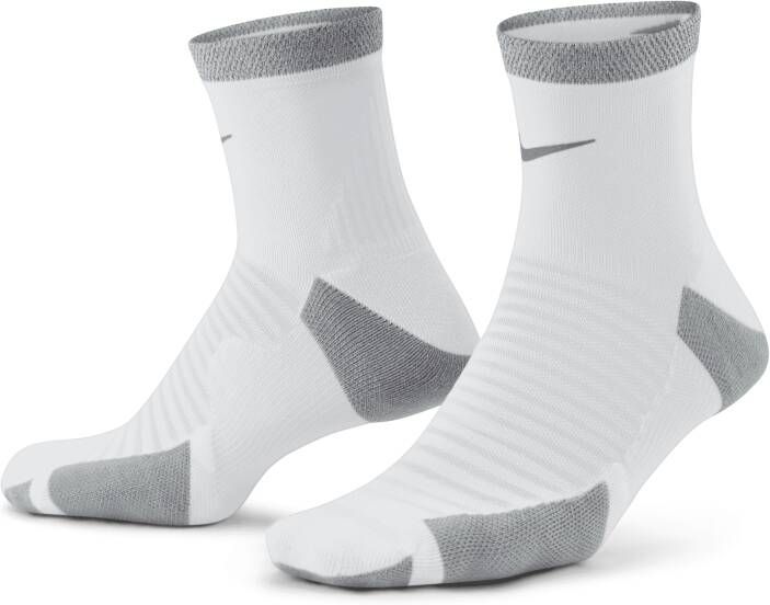 Nike Dri-FIT Spark enkelsokken met demping voor hardlopen Wit