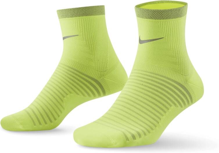 Nike Spark Lightweight Enkelsokken voor hardlopen Geel