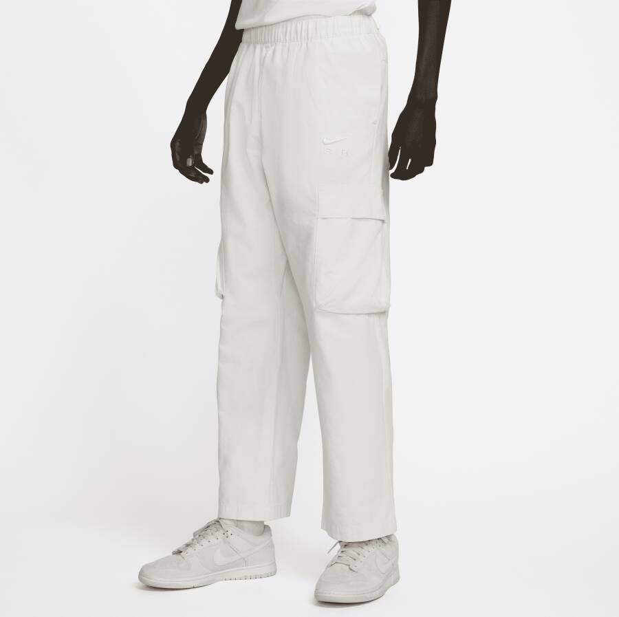 Nike Sportswear Air Geweven cargobroek voor heren Wit