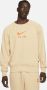 Nike Lichtgewicht Crewneck Sweatshirt Air French Terry Beige Heren - Thumbnail 1