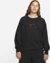 Nike Sportswear Air Herentop van sweatstof met ronde hals Zwart - Thumbnail 1