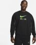 Nike Sportswear Air Herentop van sweatstof met ronde hals Zwart - Thumbnail 1