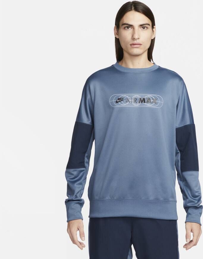 Nike Sportswear Air Max Sweatshirt met ronde hals voor heren Blauw