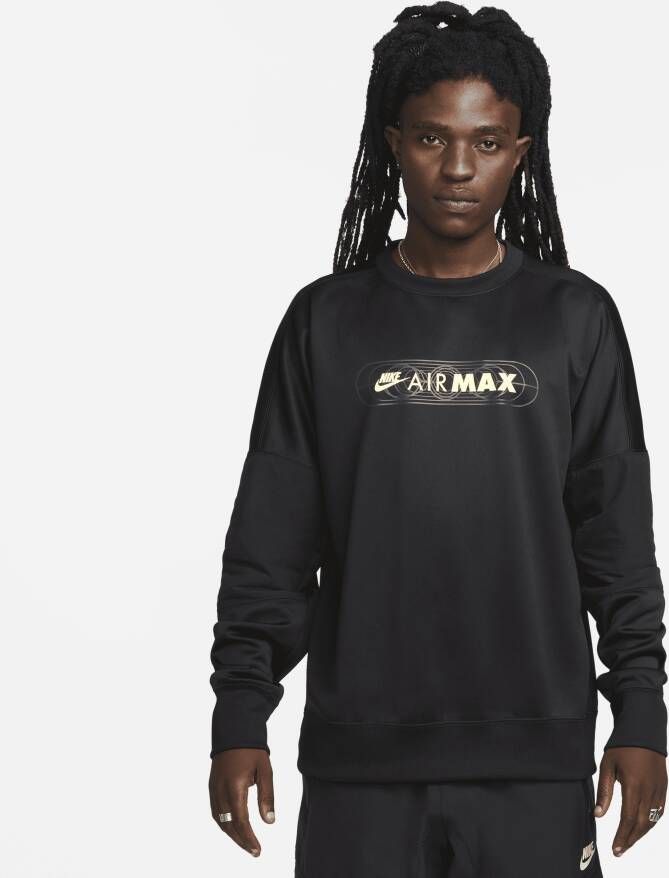 Nike Sportswear Air Max Sweatshirt met ronde hals voor heren Zwart
