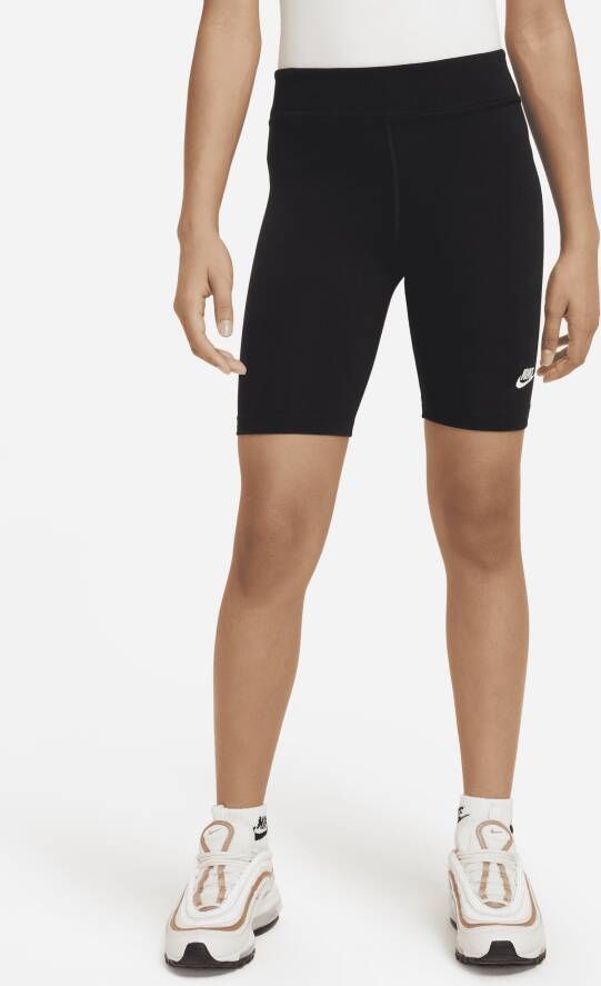 Nike bikeshorts voor meisjes (18 cm) Zwart