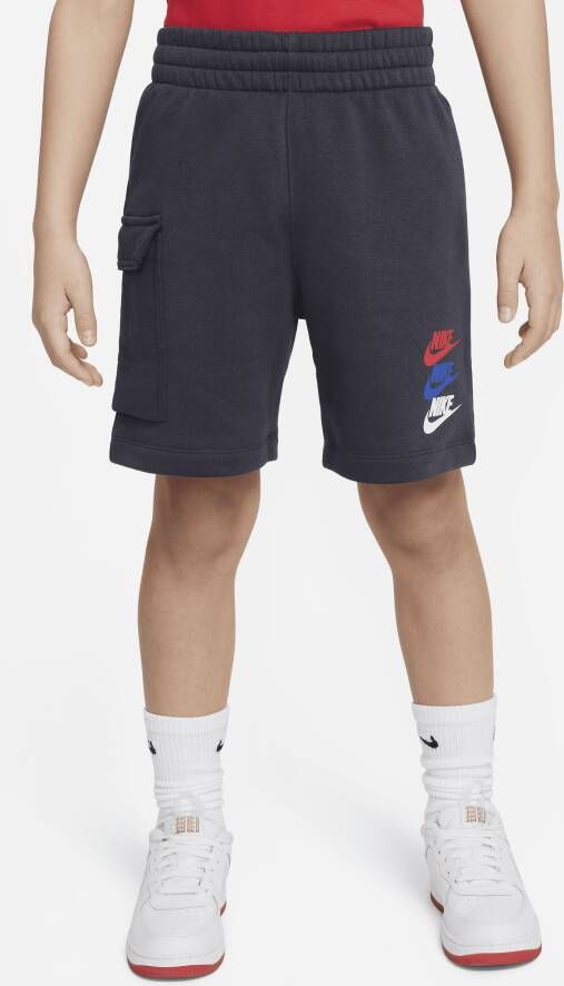 Nike Sportswear cargoshorts van fleece voor jongens Grijs