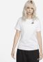 Nike Sportswear Club Essentials T-shirt voor dames Wit - Thumbnail 1