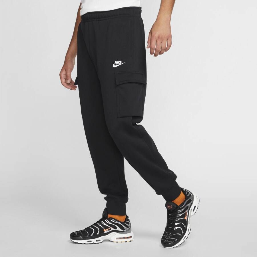 Nike Sportswear Club Fleece Cargobroek voor heren Zwart