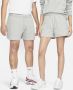 Nike Sportswear Club Fleece Damesshorts met halfhoge taille Grijs - Thumbnail 1